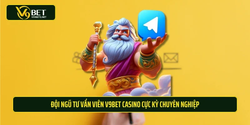 Đội ngũ tư vấn viên V9BET casino cực kỳ chuyên nghiệp